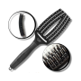 OLIVIA GARDEN FINGERBRUSH COMBO szczotka z włosiem dzika M | Black - 4