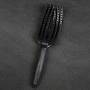 OLIVIA GARDEN FINGERBRUSH COMBO szczotka z włosiem dzika M | Black Onix - 5