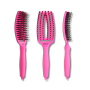 OLIVIA GARDEN FINGERBRUSH COMBO szczotka z włosiem dzika M | Neon Pink - 4