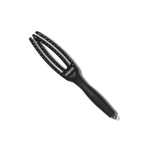 OLIVIA GARDEN FINGERBRUSH COMBO szczotka z włosiem dzika S | Black