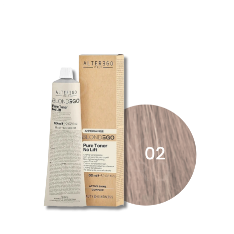 ALTER EGO BLONDEGO Pure Toner No Lift krem tonujący bez amoniaku 60 ml | 02