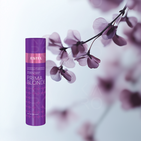 ESTEL PRIMA BLONDE szampon nabłyszczający chłodne odcienie blondu 250 ml - 3