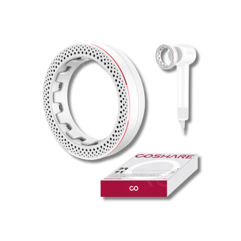 COSHARE HD10E Essence Ring pierścień z odżywką Skwalanem | Biały - 2
