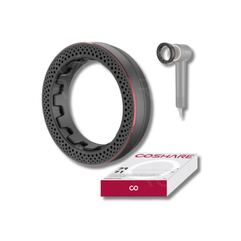 COSHARE HD10E Essence Ring pierścień z odżywką Skwalanem | Czarny - 2