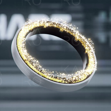 COSHARE HD10E Essence Ring pierścień z odżywką Skwalanem | Rożowe Złoto - 6