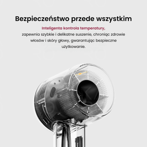 COSHARE HD10EP PROFESSIONAL profesjonalna suszarka do włosów 1800W czarna - 6