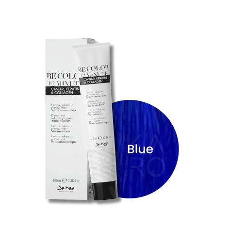 BE HAIR BE COLOR 12 MINUTE trwała farba do włosów 100 ml | mix Blue