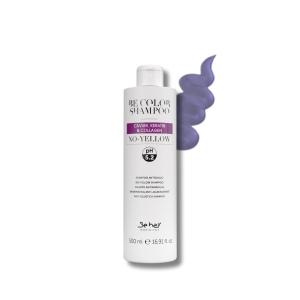 BE HAIR BE COLOR No Yellow Shampoo szampon przeciw żółtym tonom 500 ml - image 2