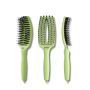 OLIVIA GARDEN FINGERBRUSH COMBO szczotka z włosiem dzika M | Green Pistachio - 4