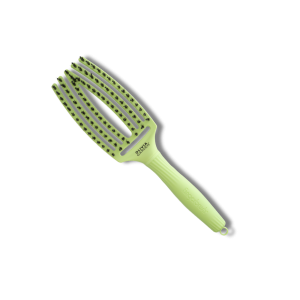 OLIVIA GARDEN FINGERBRUSH COMBO szczotka z włosiem dzika M | Green Pistachio