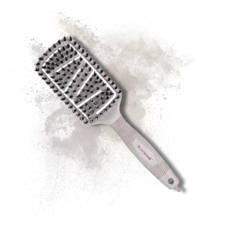 BLACKOMB ECO Ekologiczna szczotka do włosów ze słomy ze szpikulcem beżowa - 2