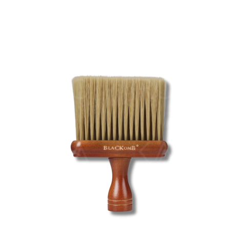 BLACKOMB drewniana karkówka fryzjerska pędzel barberski | Beżowe włosie