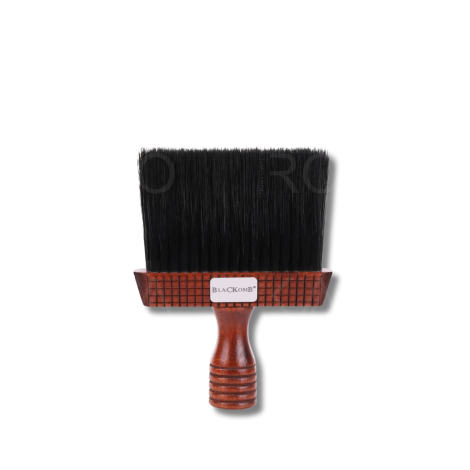 BLACKOMB drewniana karkówka fryzjerska pędzel barberski | Czarne włosie