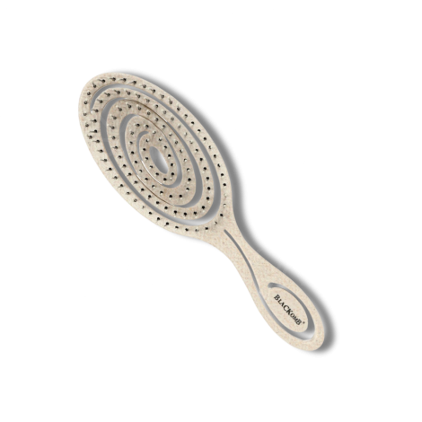 BLACKOMB ECO Ekologiczna szczotka do włosów masująca ze słomy | Beżowa