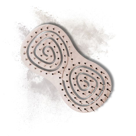 BLACKOMB ECO Ekologiczna kompaktowa szczotka do włosów ze słomy beżowa - 2