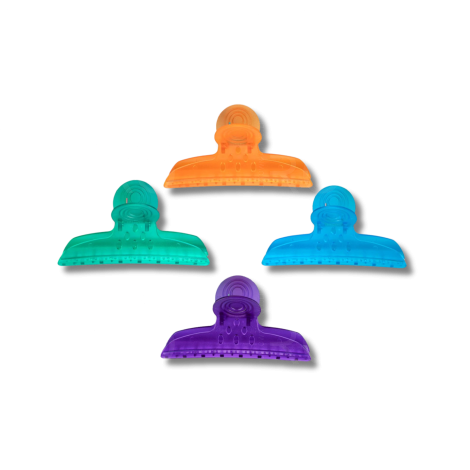 BLACKOMB klamry klamerki fryzjerskie motylki 10 cm 4 szt. kolorowe