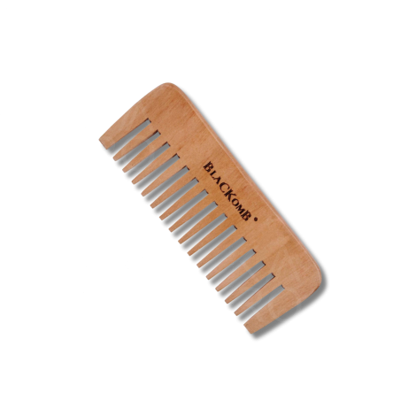 BLACKOMB drewniany grzebień szeroki CK004 do włosów afro