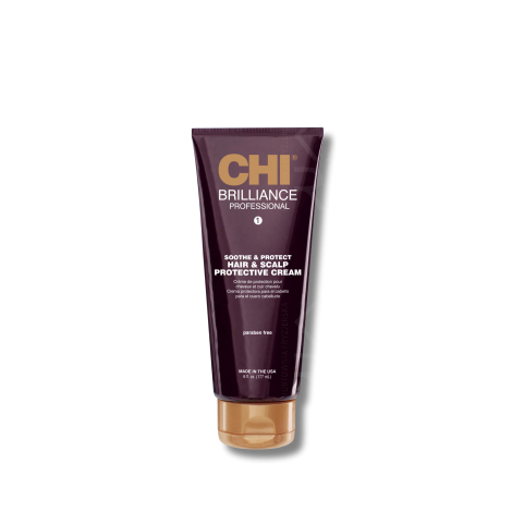 CHI BRILLIANCE krem ochronny do włosów i skóry głowy z oliwą 177 ml