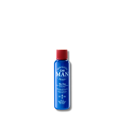 CHI MAN The One 3w1 szampon do włosów, odżywka i żel pod prysznic 30 ml