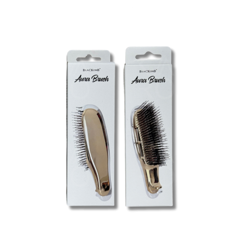 BLACKOMB AURA BRUSH szczotka trychologiczna do włosów i masażu | Złota - 4