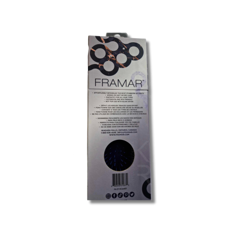 FRAMAR Detangle Brush szczotka do rozczesywania włosów | Merlot - 4