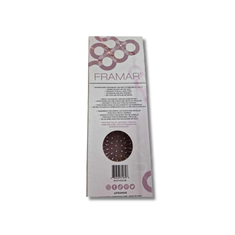 FRAMAR Detangle Brush szczotka do rozczesywania włosów | Cabernet - 4