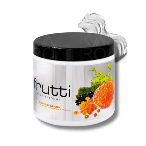 FRUTTI PROFESSIONAL CAVIAR wygładzająca maska z kawiorem anti-frizz 1000 ml - 2