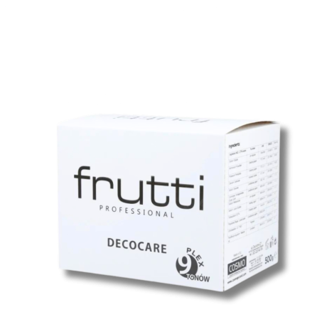FRUTTI PROFESSIONAL DECOCARE rozjaśniacz do włosów z Plex do 9 tonów 500 g