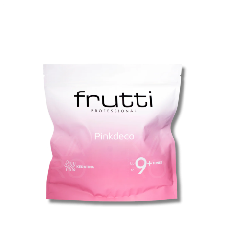 FRUTTI PROFESSIONAL PINKDECO różowy rozjaśniacz z keratyną do 9 tonów 500 g