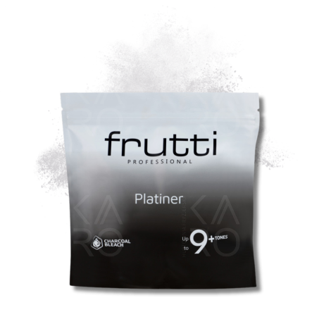 FRUTTI PROFESSIONAL PLATINER rozjaśniacz z węglem bambusowym 9 tonów 500 g - 2