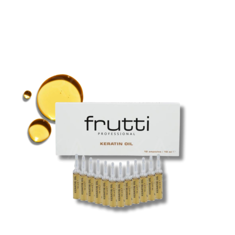 FRUTTI PROFESSIONAL KERATIN OIL regenerująca kuracja ampułki 12 x 10 ml - 2