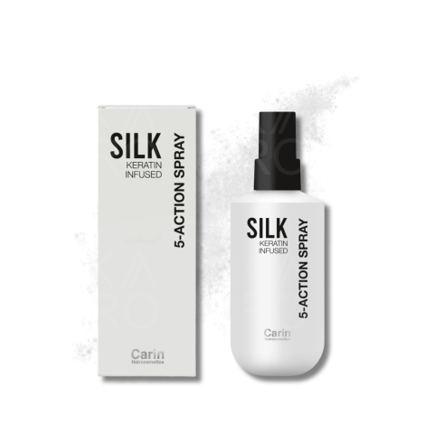 CARIN SILK keratynowy spray termoochronny do włosów bez spłukiwania 150 ml - 2
