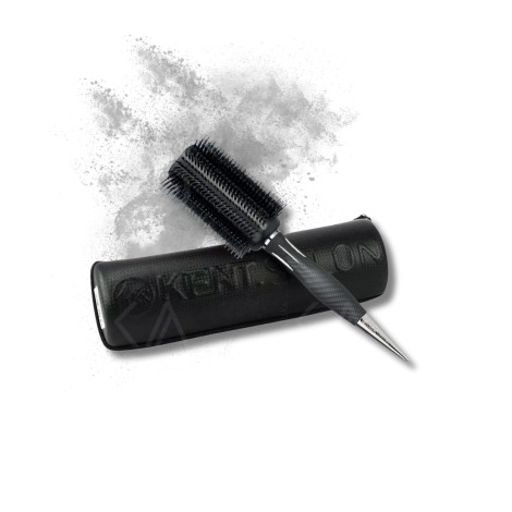 KENT SALON XL okrągła szczotka do włosów ze szpikulcem + etui - 2