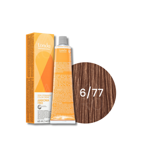 LONDA PROFESSIONAL AMMONIA FREE półtrwała farba do włosów 60 ml | 6/77