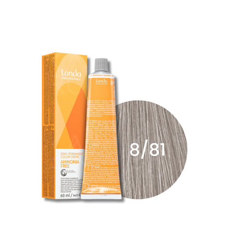 LONDA PROFESSIONAL AMMONIA FREE półtrwała farba do włosów 60 ml | 8/81