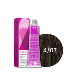 LONDA PROFESSIONAL EXTRA RICH trwała farba do włosów 60 ml | 4/07