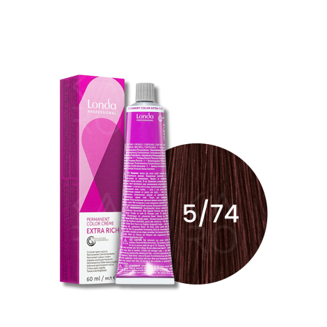 LONDA PROFESSIONAL EXTRA RICH trwała farba do włosów 60 ml | 5/74