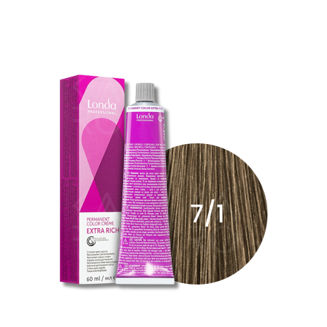 LONDA PROFESSIONAL EXTRA RICH trwała farba do włosów 60 ml | 7/1