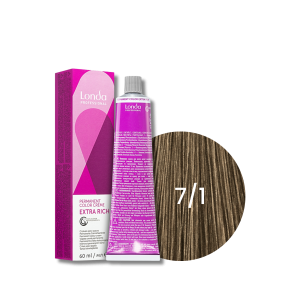 LONDA PROFESSIONAL EXTRA RICH trwała farba do włosów 60 ml | 7/1
