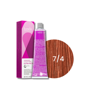LONDA PROFESSIONAL EXTRA RICH trwała farba do włosów 60 ml | 7/4