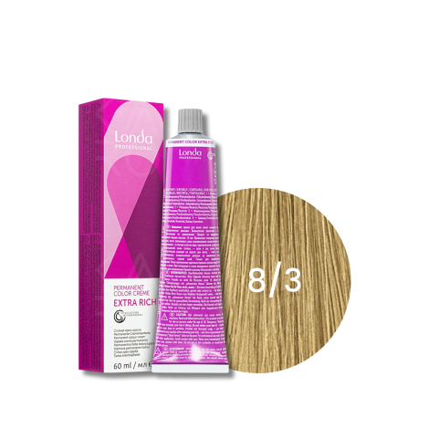LONDA PROFESSIONAL EXTRA RICH trwała farba do włosów 60 ml | 8/3