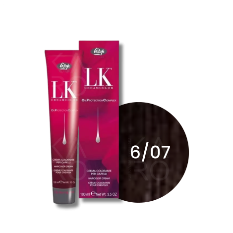 LISAP LK OPC trwała farba do włosów z olejkami 100 ml | 6/07