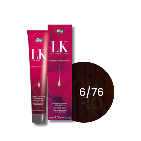LISAP LK OPC trwała farba do włosów z olejkami 100 ml | 6/76