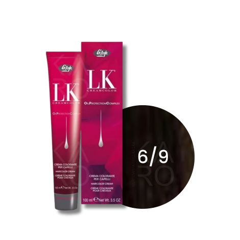 LISAP LK OPC trwała farba do włosów z olejkami 100 ml | 6/9