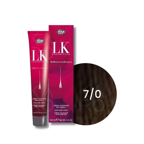 LISAP LK OPC trwała farba do włosów z olejkami 100 ml | 7/0