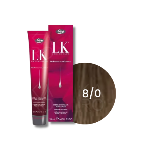 LISAP LK OPC trwała farba do włosów z olejkami 100 ml | 8/0
