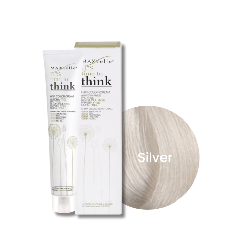 MAXXELLE THINK trwała farba do włosów bez amoniaku 100 ml | mix Silver