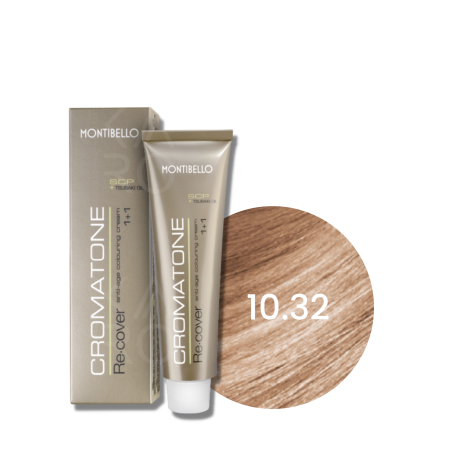 MONTIBELLO CROMATONE RECOVER farba do włosów siwych 60 ml | 10.32