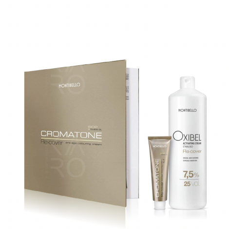 MONTIBELLO CROMATONE RECOVER farba do włosów siwych 60 ml | 9.14 - 4