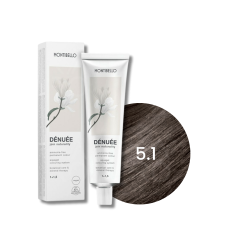 MONTIBELLO DÉNUÉE wegańska farba do włosów bez amoniaku 60 ml | 5.1